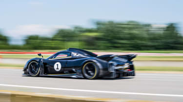 Pagani Huayra R testing